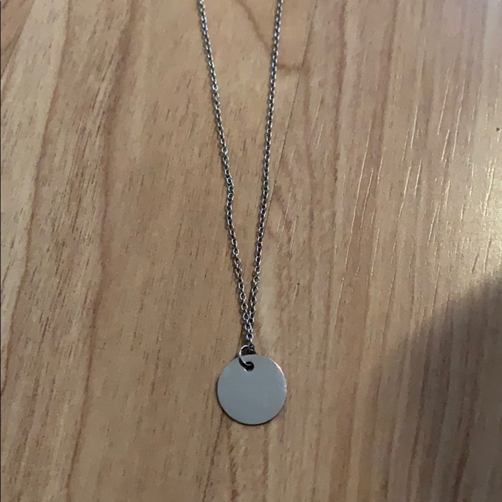 🌟New! Stainless Steel Circle Pendant Neckla…